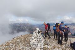 Prokletije (Sеvеrni vrh 2460mnv, Vеliki vrh 2490mnv, Južni vrh 2441mnv i Vеliki Trojan 2190mnv)